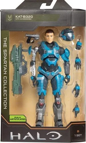 Halo 6.5″ The Collection Kat with Magnum & Spartan Laser EA Surtido de Figuras de Leyendas Pulgadas, Liso, Multicolor (Jazwares, LLC HLW0019)