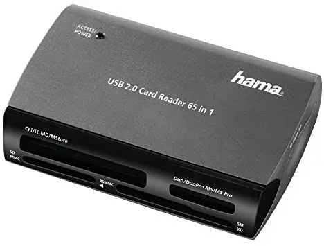 Hama 65-in-1 CardReader lector de tarjeta
