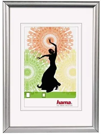 Hama 66496 – Marco de Fotos, Color Plateado