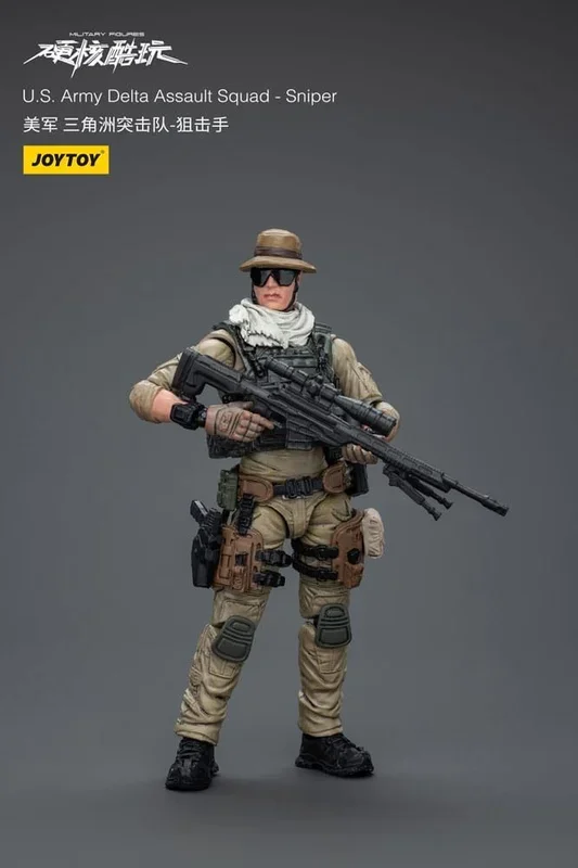 Hardcore coldplay figura 1/18 u.s. army delta assault squad sniper 11 cm