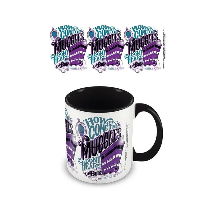 Harry Potter – Coloured Inner Mug Knight Bus, Black