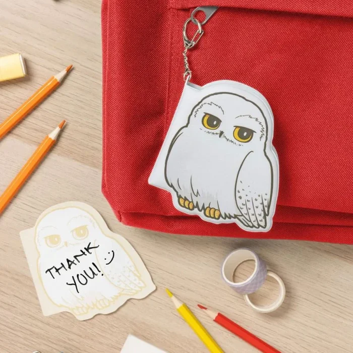 Harry potter llavero hedwig fluffy notepad