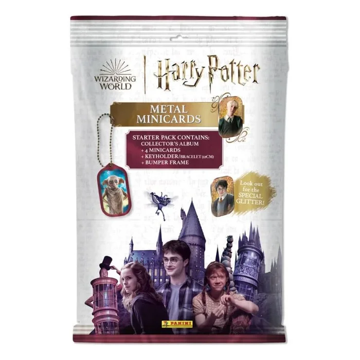 Harry potter minicartas metálicas starter pack *edición inglés*