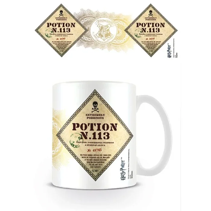 HARRY POTTER Taza 320 Ml Potion No.113, Cerámica, Multicolor, 11 x 12.5cm