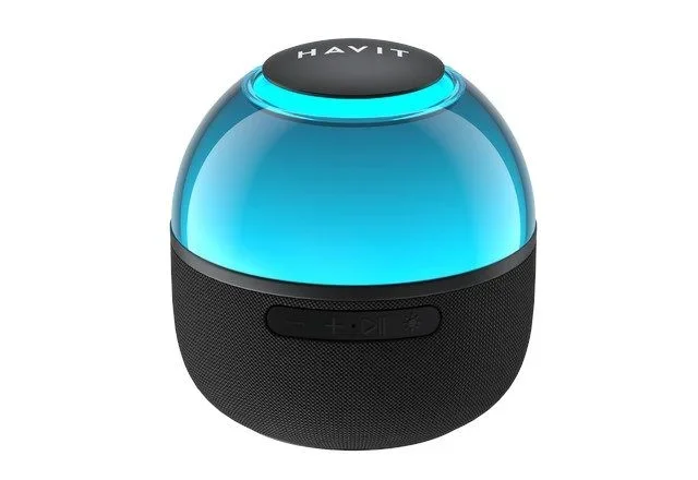 Havit Luz colorida RGB Bluetooth V5.3 de TWS portátil de SK900BT con el altavoz de la batería recargable