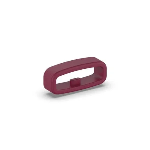 Hebilla de Seguridad Anillo de Silicona Fija Correa de Reloj Universal 18mm (10 Piezas) (Rojo Vino)