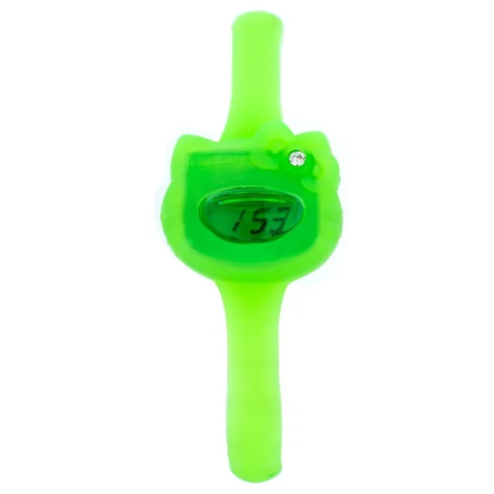 Hello Kitty Reloj Análogico-Digital para Mujer de Cuarzo con Correa en Silicona S0336121