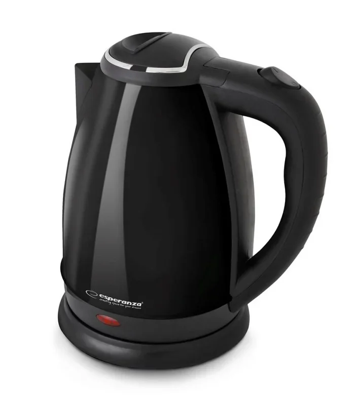Hervidor Esperanza EKK113K Negro Acero Inoxidable Plástico 1800 W 1,8 L 5901299966419