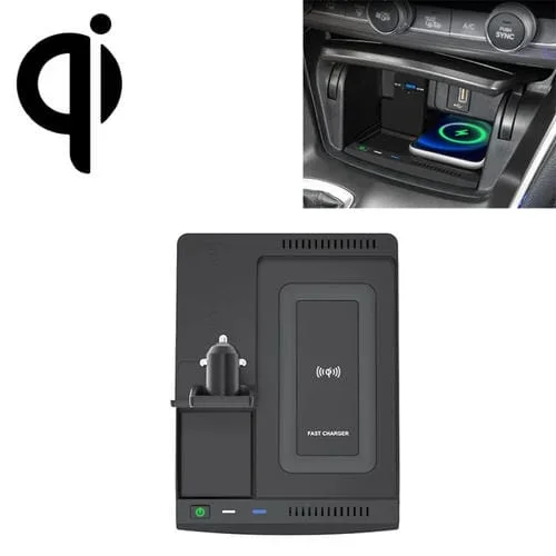 Hfc-1005 Car Qi Estándar Charger Inalámbrico 10W Carga Rápida Para Honda Accord 2018-2022, Conducir A La Izquierda