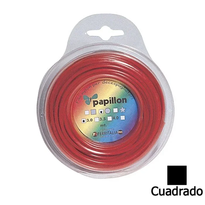 Hilo nylon cuadrado profesional 3,0 mm. (53 metros)