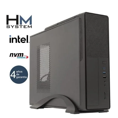 Hm system solano c8+ – sobremesa sff – 12ª gen – intel core i5 12400 – 16gb ddr4 – 500gb ssd m.2 nvme – usb 3.0 – 4 años garantía – 30 días doa
