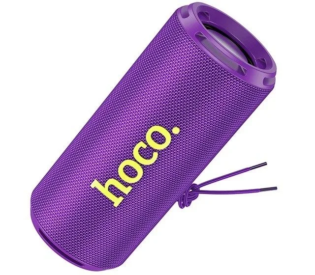 Hoco hc27 soundful altavoz portátil blutooth/ fm/ tarjeta tf/ memoria usb/ aux 2 x 8 w morado