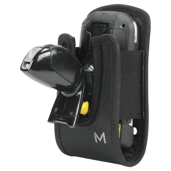 Holster Cartuchera PDA Gun, Funda con Cinturón Talla S, Tamaño Máximo del Dispositivo 18×9,5×5,5 cm, Negro