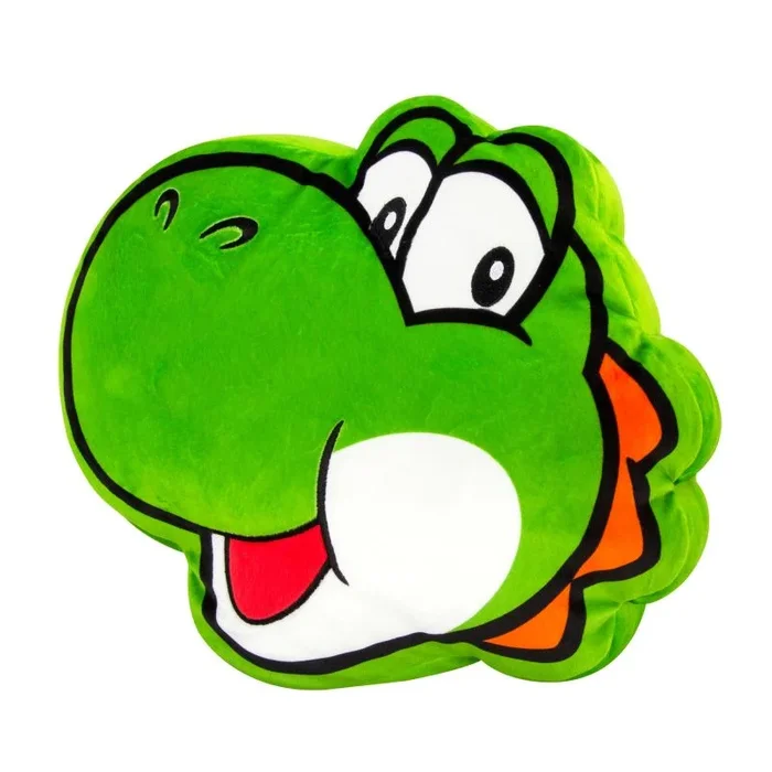 Homadict Mario – Cojín Decorativo para Cabeza Yoshi (40 x 40 cm), diseño con Licencia Oficial