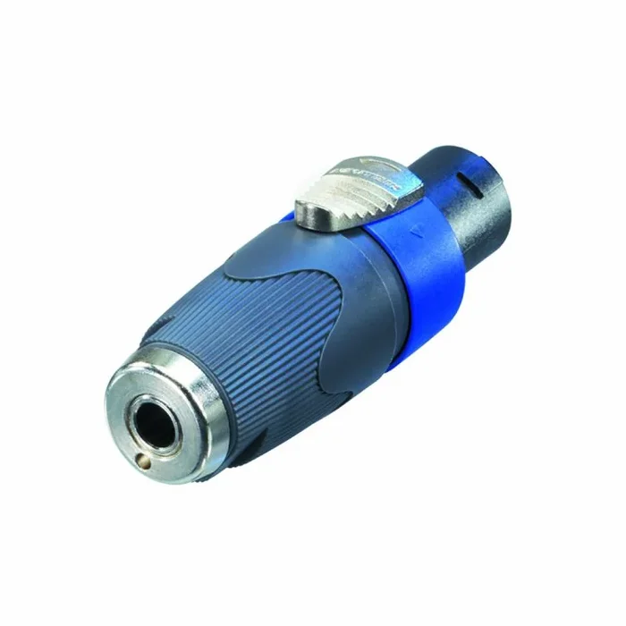 Hosa Technology NA4LJX adaptador de cable – Adaptador para cable (1/4 TS, speakON, Negro, Azul, 1 pieza(s))