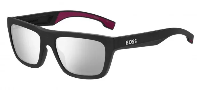 HUGO BOSS BOSS 1450/S Gafas, Matte Black Burgundy, 57 para Hombre