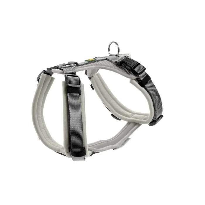 HUNTER Maldon Up – Arnés para perro (acolchado suave y cómodo, altamente reflectante con 3M Scotchlite, ajustable en 4 posiciones, con mango acolchado (a partir de S-M), talla M-L