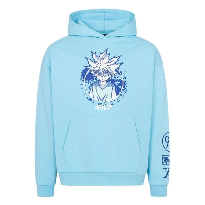 Hunter x hunter sudadera capucha graphic blue talla s