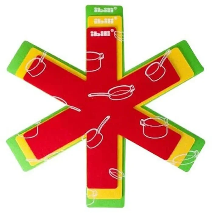 IBILI – Set 3 protectores de sartenes, Fabricados en fieltro