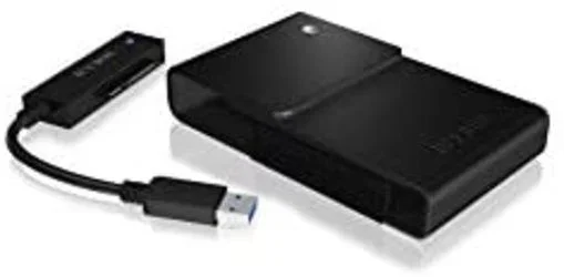 ICY BOX IB-AC6031-U3 Carcasa de disco duro/SSD Negro 2.5″