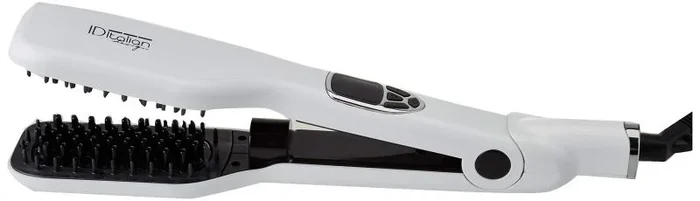 ID Italian Design | Cepillo Alisador Steam Brush Pro 2.0 de Color Blanco – 80W