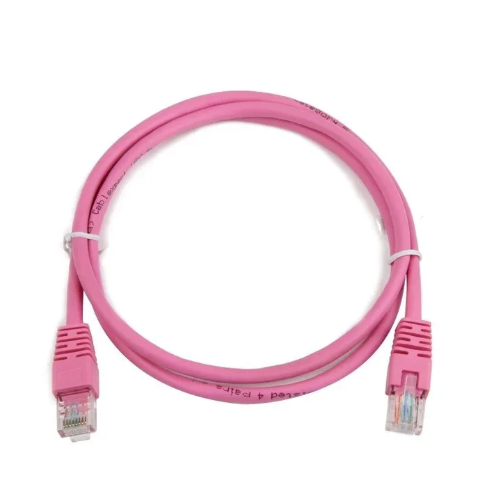 Iggual latiguillo cat.5e utp 5 mts rosa