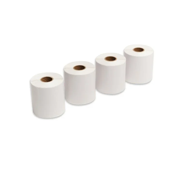 Iggual pack 4 rollos papel 700 etiquetas 74×37 mm