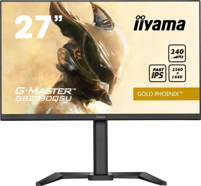 iiyama GB2790QSU-B5 27″ Fast IPS Gaming, G-Master Gold Phoenix, FreeSync Premium, 2560×1440, 240Hz, 400cd/m², 1000:1, HDMI, DisplayPort, 1ms (GtG), Altavoces, USB-HUB (2X 3.0), HDR400, Black Tuner