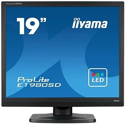 Iiyama prolite e1980sd 19″ tn+film negro pantalla para pc