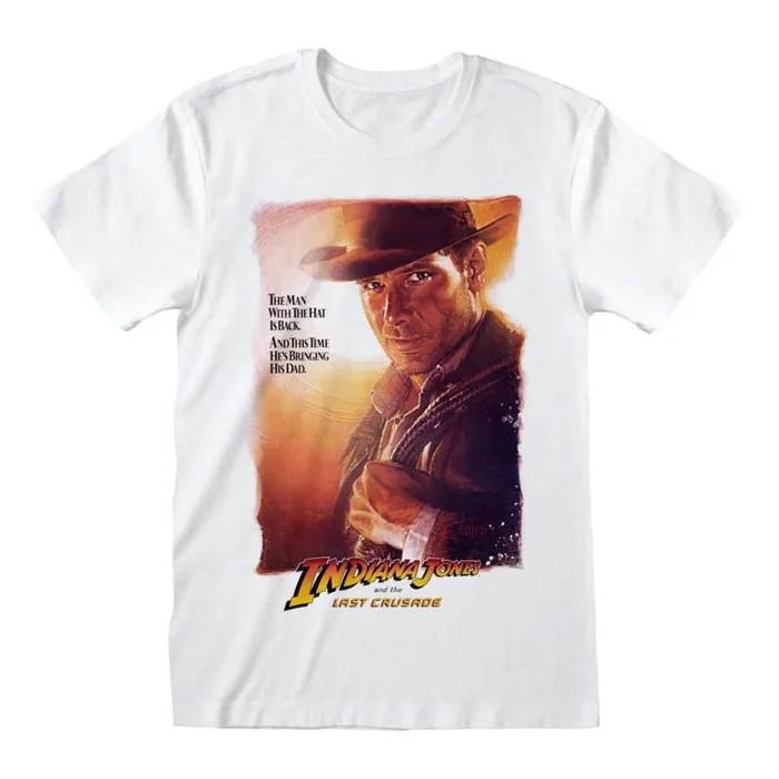 Indiana jones y la última cruzada camiseta poster talla m
