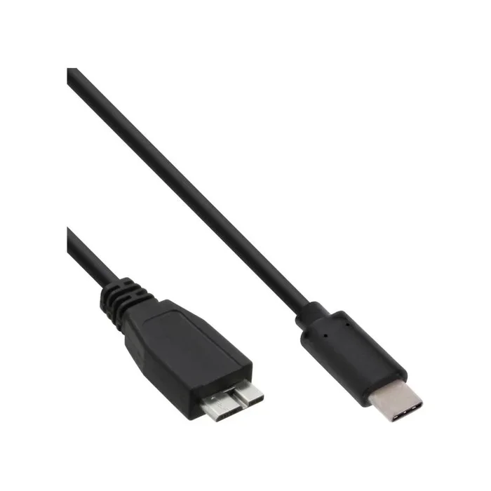 InLine 35721 cable USB USB 3.2 Gen 2 (3.1 Gen 2) 1 m USB C Micro-USB B Negro
