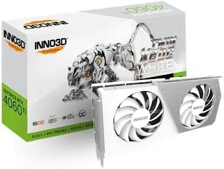Inno3D N406T2-16D6X-178055W tarjeta gráfica NVIDIA GeForce RTX 4060 Ti 16 GB GDDR6