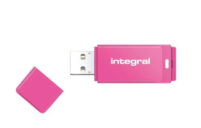 Integral 8GB USB2.0 DRIVE NEON PINK unidad flash USB USB tipo A 2.0 Rosa
