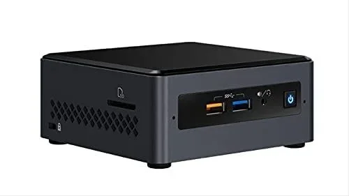 Intel nuc 7pjyhn2 – pentium silver j5005 2.8ghz – 2 x ddr4 2400mhz sodimm (max 8 gb) – 2.5″ – 2 x hdmi – sdxc – bt 5.0 – lan – wifi ac – usb 3.0