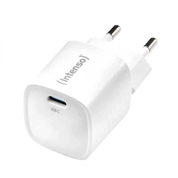 Intenso Power Adapter W30C² white Cargador USB Interior Corriente de salida máx. 3 A USB-C® Número de salidas: 1 x GaN, USB Power D