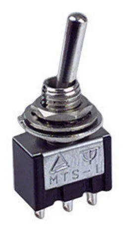 Interruptor unipolar de 3 posiciones y retorno a 0. Terminales soldable Electro DH 11.435.ITPR/S 8430552050628