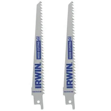 Irwin brzeszczot do piły szablastej hcs 152mm do drewna i tworzyw sztucznych, zęby szybkotnące /2szt