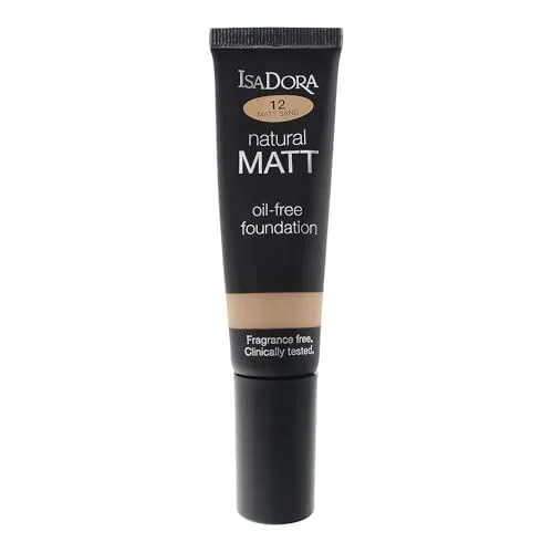 Isadora natural matt oil-free foundation 35ml – 12 sand