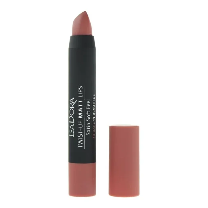 Isadora twist-up matt lips lipstick 3.3g – 49 bare ‘n beautiful