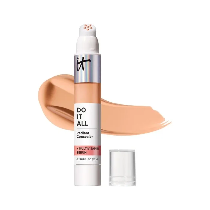 IT Cosmetics, Concelear Do It All Fair Warm 305, Sérum Multivitamínico con Ácido Hialurónico, Cobertura Modulable, Hidratación 24h, Ilumina y Disimula Imperfecciones