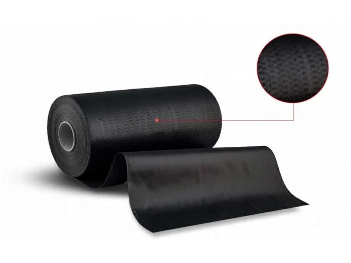 Izolación horizontal para muro, 0,25m x 50m, ideal para protección contra humedad, material resistente, fácil aplicación, alta eficiencia, adecuado para obras de construcción