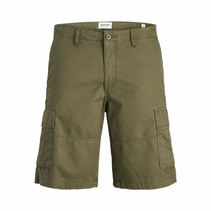 JACK & JONES Jpstcole Mateo Cargo Short Mid, Noche de Oliva, L Hombres