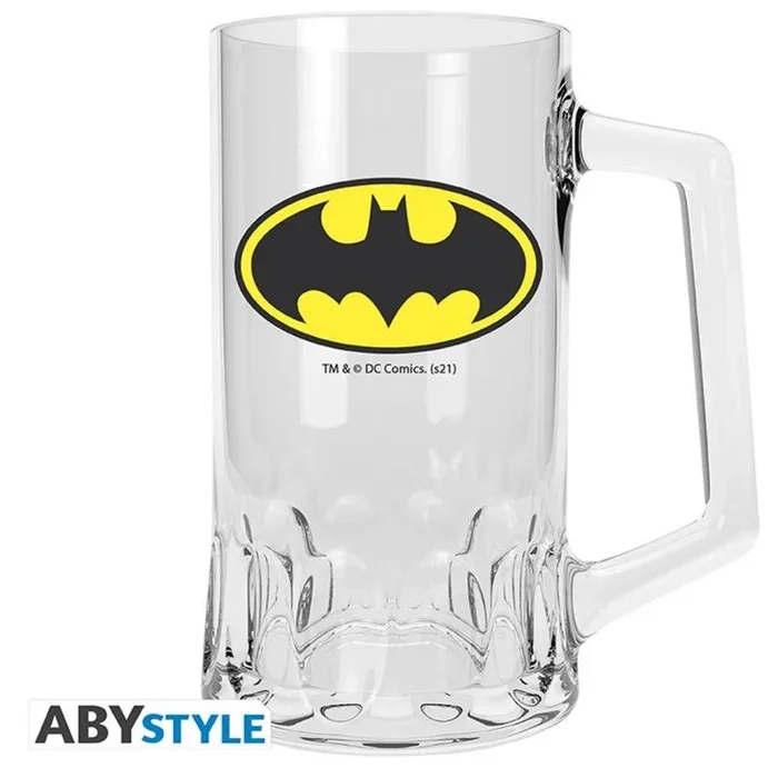 Jarra de cristal dc comics – batman logo