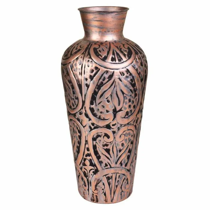 Jarrón alexandra house living bronce hierro 24 x 54 x 24 cm
