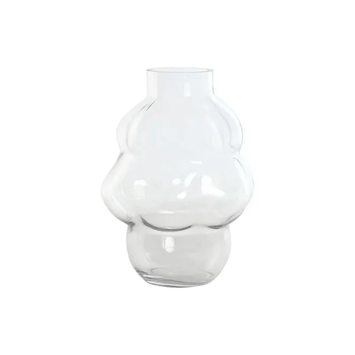 Jarrón home esprit transparente cristal 24 x 22 x 32 cm