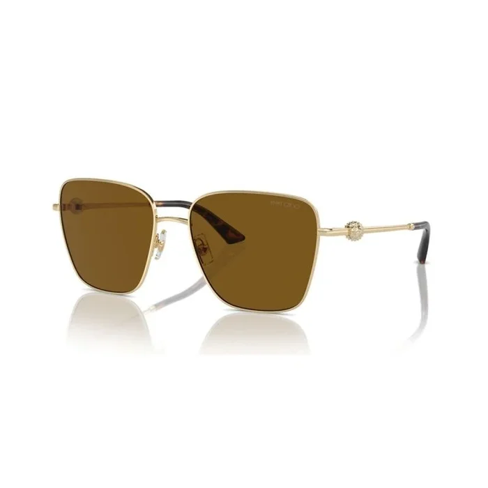 Jimmy Choo Gafas de Sol JC 4005HB Gold/Brown 56/17/140 mujer