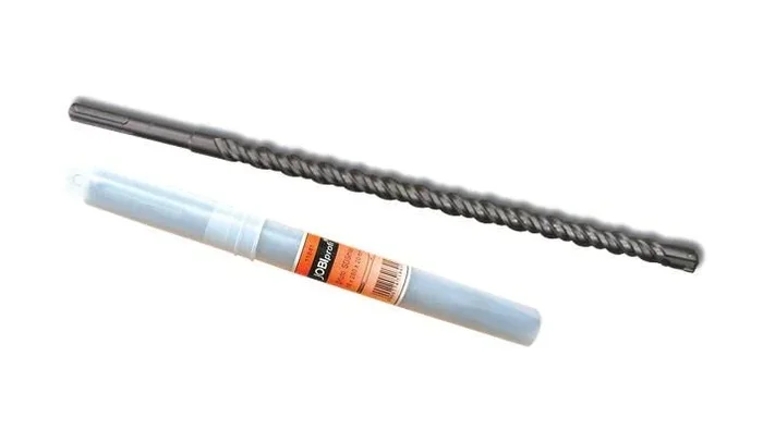 JOBI, modelo W83880, SDS Plus Broca 38 mm/800 mm, broca para martillo, ideal para perforación de piedra y hormigón, herramienta profesional para trabajos de construcción