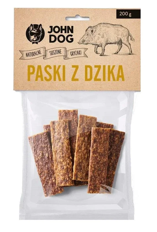 John dog boar stripes – dog treat – 200 g