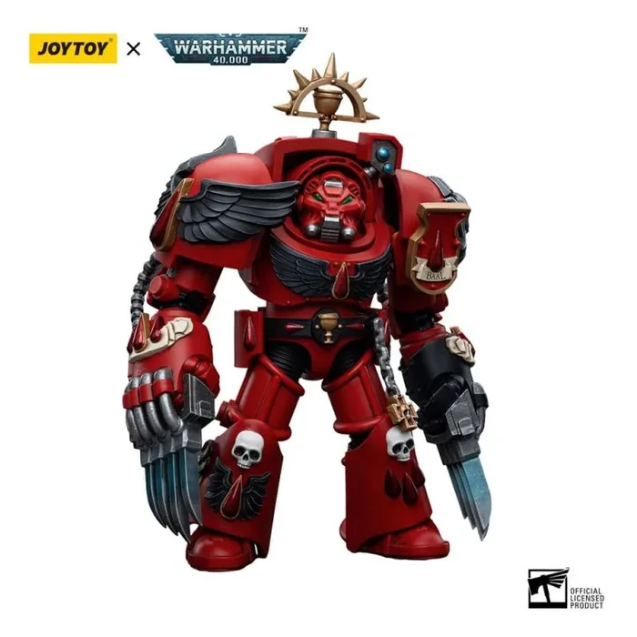 Joy Toy (CN) Warhammer 40k – Figura 1/18 Blood Angels Assault Terminators Brother Tyborel (12 cm)
