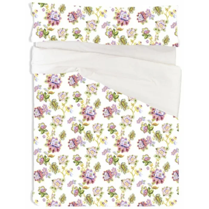 Juego de funda nórdica hosteline shiva rosa cama de 135 2 piezas